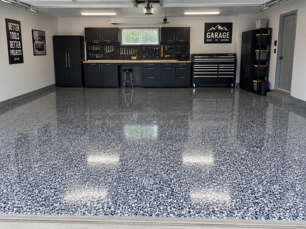 Workshop Flake Floor